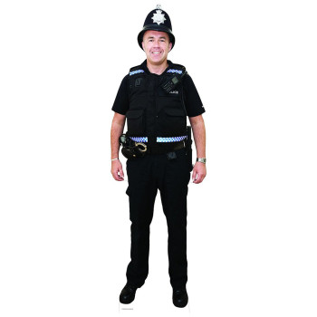 Policeman Bobby Hat Cardboard Cutout
