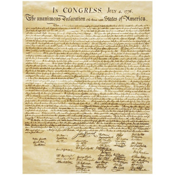 Declaration of Independence Cardboard Cutout - $59.99
