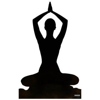 Yoga Silhouette Cardboard Cutout -$59.99