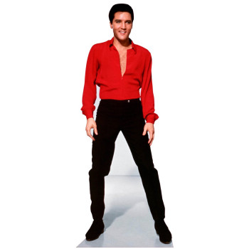 Elvis Red Shirt Viva Las Vegas Cardboard Cutout - $48.99