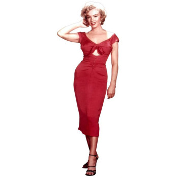 Marilyn Monroe Red Dress Niagara Cardboard Cutout