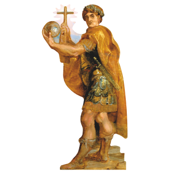 Constantine 1 Great Christian Roman Emperor Cardboard Cutout -$0.00