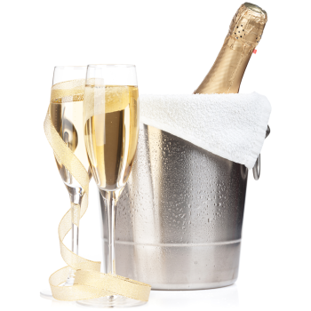 Champagne in Bucket Cardboard Cutout -$49.99
