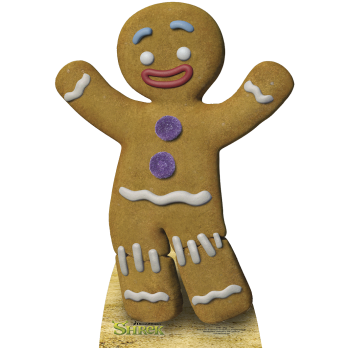 Gingerbread Man Shrek Cardboard Cutout