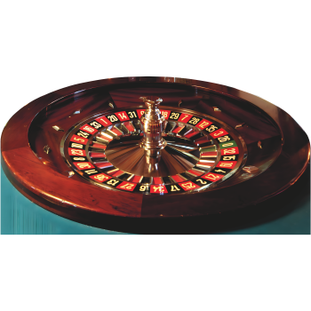 Casino Game Gamble Gambling Roulette Wheel Cardboard Cutout -$0.00