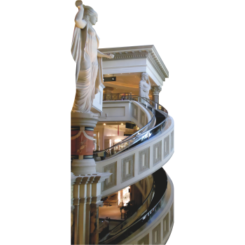 Palace Caesar Casino Spiral Stair Escalator Gamble Gambling Games Statues Cardboard Cutout -$0.00