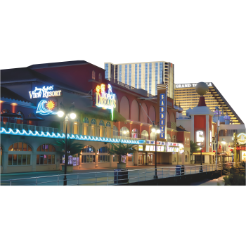Atlantic City Boardwalk New Jersey Beach Cardboard Cutout -$0.00