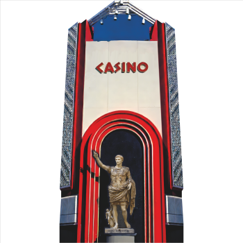 Atlantic City Casino Caesar Statue New Jersey Cardboard Cutout -$0.00