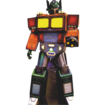 Optimal Prime Transforming Giant Japanese Disguise Robot Mech Cardboard Cutout -$0.00