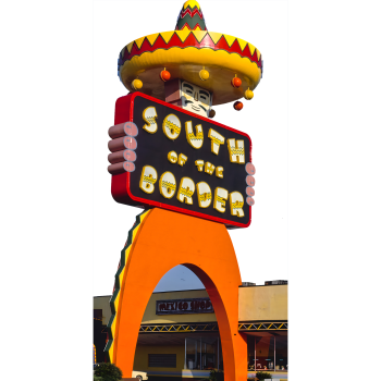 South of the Border Sombrero Man Sign Roadside Attraction South Carolina Cardboard Cutout -$0.00