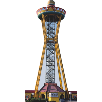 South of the Border Sombrero Water Tower Roadside Attraction South Carolina Cardboard Cutout -$0.00