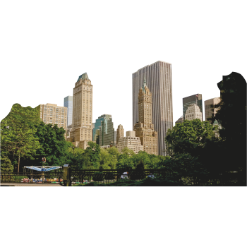New York City Skyline View From Central Park Cardboard Cutout -$0.00