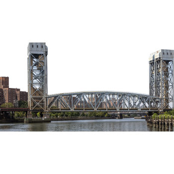 Harlem River Lift Bridge Park Avenue New York Cardboard Cutout -$0.00