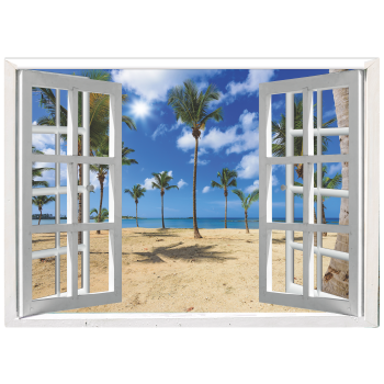 Window to the Beach Cardboard Cutout -$63.99