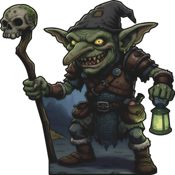 Cave Ring Lord Goblin Creature Fantasy Halloween Cardboard Cutout Cave Ring Lord Goblin Creature Fantasy Halloween Cardboard Cutout -$0.00