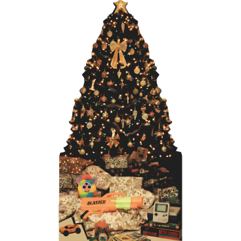 Nostalgic 90s Kid Christmas Tree Gift Toy Super Game Cards Cardboard Cutout Nostalgic 90s Kid Christmas Tree Gift Toy Super Game Cards Cardboard Cutout -$0.00