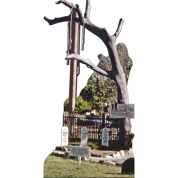 Dodge City Kansas Hanging Hangman Tree Boot Hill Cemetery History Cardboard Cutout -$0.00