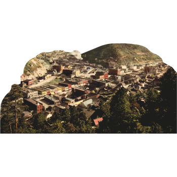 Deadwood South Dakota Wild West Gold Rush Town 1900 Cardboard Cutout -$0.00
