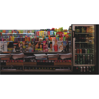 New York News Stand Shop Store Stand In Cardboard Cutout -$0.00