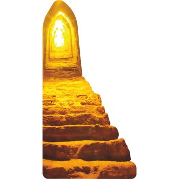 Ancient Stone Stairway Medieval Dungeon Castle Cardboard Cutout Standee Standup