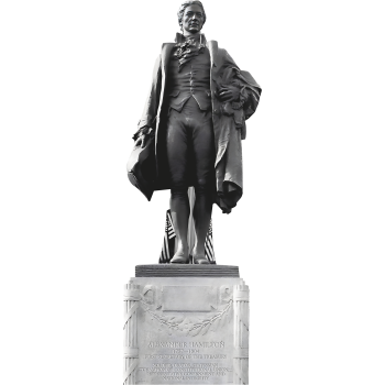 Alexander Hamilton US Treasury Statue Cardboard Cutout Standee Standup -$0.00