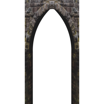 Stone Arch Gothic Classical Architecture Cardboard Cutout Standee Standup -$0.00