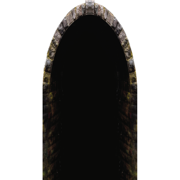 Stone Arch Gothic Dark Tunnel Creepy Scary Fantasy Cardboard Cutout Standee Standup