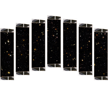 Windows to Space Ultra Deep Field Galaxies Galaxy NASA Astronomy Cardboard Cutout Standee Standup -$0.00