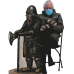 Dwarf Resting on Axe Medieval Fantasy Dragons Dungeons Rings Lord Cardboard Cutout Standee Standup