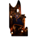 King On Throne Candles Wine Sword Medieval Royal Garb Armor Stand In Cardboard Cutout Standee Standup
