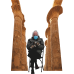Karnak Temple Hypostyle Pillar Column Path Walk Way Egypt Cardboard Cutout Standee Standup