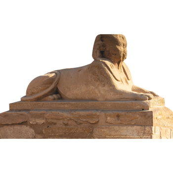 Karnak Temple Luxor Egypt Sphinx Statue Cardboard Cutout Standee Standup -$54.99