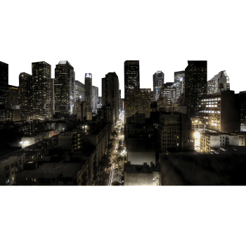 New York City Night Skyline Cardboard Cutout Standee Standup -$64.99