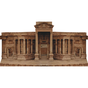 Palmyra Ancient Roman Theater 90x46 Inch Cardboard Cutout Standee Standup -$0.00