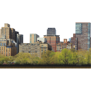 Central Park Sheep Meadow New York City Skyline View Trees Cardboard Cutout Standee Standup -$0.00