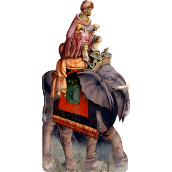 Hannibal Crossing Alps War Elephant Cardboard Cutout Standee Standup