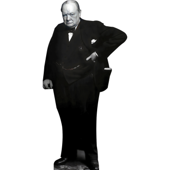 Sir Winston Churchill 1941 Portrait  Cardboard Cutout Standee Standup -$54.99