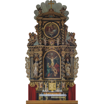 Historic Altar of the Sanctuary of Saint Salvator in Ecksberg Cardboard Cutout Standee Standup -$64.99