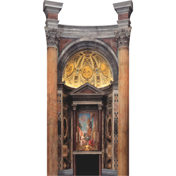Altar Saint Joseph Saint Peter Basilica Vatican Cardboard Cutout Standee Standup