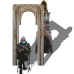 Historic Church Organ Pillar Arch Ceiling Krems Piaristenkirche Austria Cardboard Cutout Standee Standup