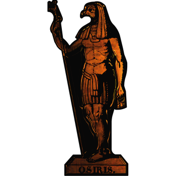 Osiris Ancient Egyptian God Afterlife Agriculture Fertility Cardboard Cutout Standee Standup -$54.99