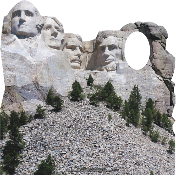 Mount Rushmore Stand In Cardboard Cutout Set Standee Standup