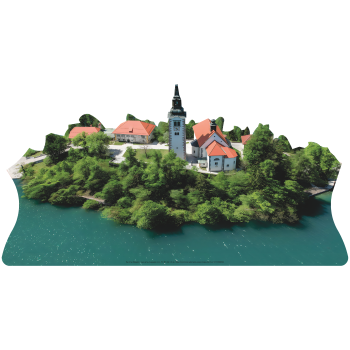Lake Bled Island Slovenia Alps Castle -$0.00
