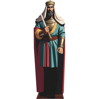 H34029 Saladin First Syria Egypt Sultan Cardboard Cutout Standup Standee