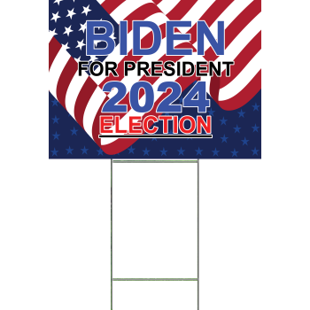 Joe Biden For President Plastic Outdoor Yard Sign -$14.99