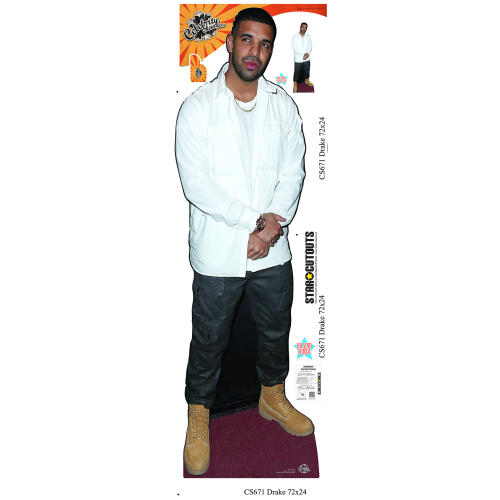 Life Size Drake Cardboard Cutout $48.99 | Great For Parties And Events