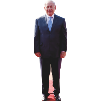 Benjamin Netanyahu Israel Prime Minister Cardboard Cutout Standee Standup -$63.99