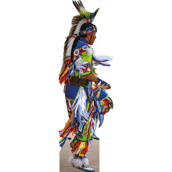 Jicarilla Apache Dance Dancing Indian Native American Cardboard Cutout Standee Standup -$48.99