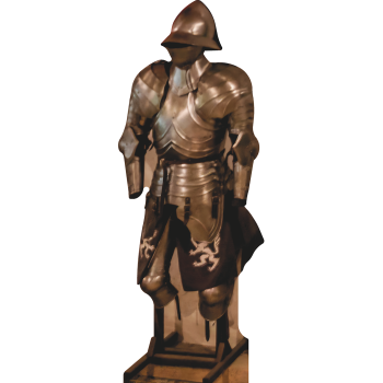 Medieval Suit of Armor Armour Knight Iron Soldier Castle Prop Cardboard Cutout Standee Standup
