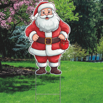 Holidays Christmas Santa Clause Outdoor Yard Decoration Cutout